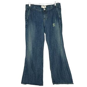 VTG Abercrombie & Fitch Womens Sz 10 R Wide Leg Mid Rise Y2K Skater NWOT